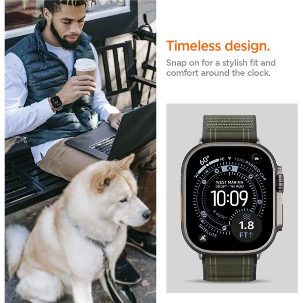 Spigen-Fabric-Band-reminek-hook-and-loop-Apple-Watch-49-46-45-44mm-zeleny