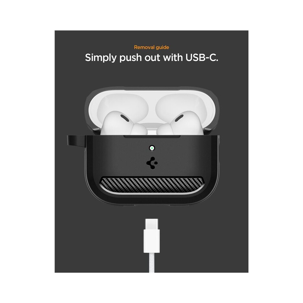 Spigen-Rugged-Armor-pouzdro-AirPods-Pro-3-matte-black