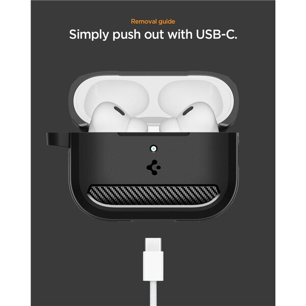 Spigen-Rugged-Armor-pouzdro-AirPods-Pro-3-matte-black