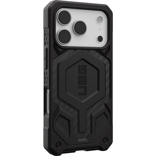 UAG-Monarch-Pro-MagSafe-Carbon-Fiber-kryt-iPhone-17-Pro-cerny