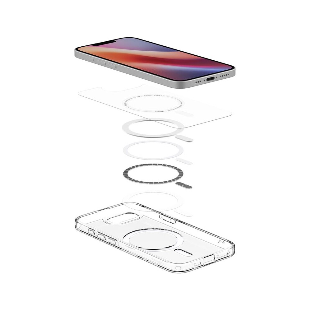 Spigen-Crystal-Hybrid-MagSafe-kryt-iPhone-17e-16e-bily