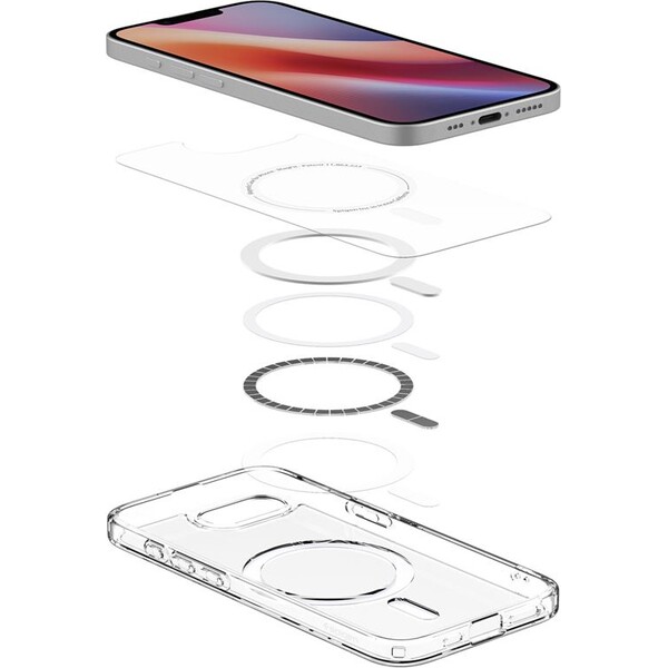 Spigen-Crystal-Hybrid-MagSafe-kryt-iPhone-17e-16e-bily