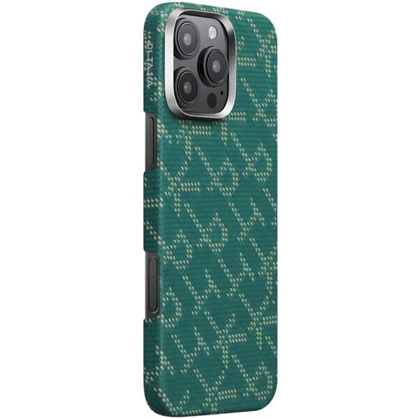Pitaka-Tactile-Woven-Case-kryt-iPhone-16-Pro-PTK-Green-Gold