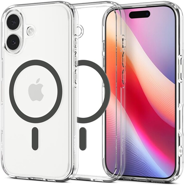 Spigen-Ultra-Hybrid-MagSafe-kryt-iPhone-17-clear-graphite