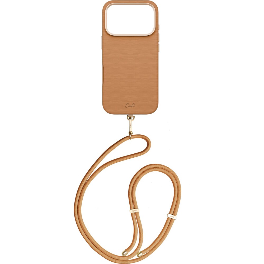 UNIQ-Coehl-Mirelle-MagSafe-kryt-s-poutkem-iPhone-17-Pro-Pecan-Brown