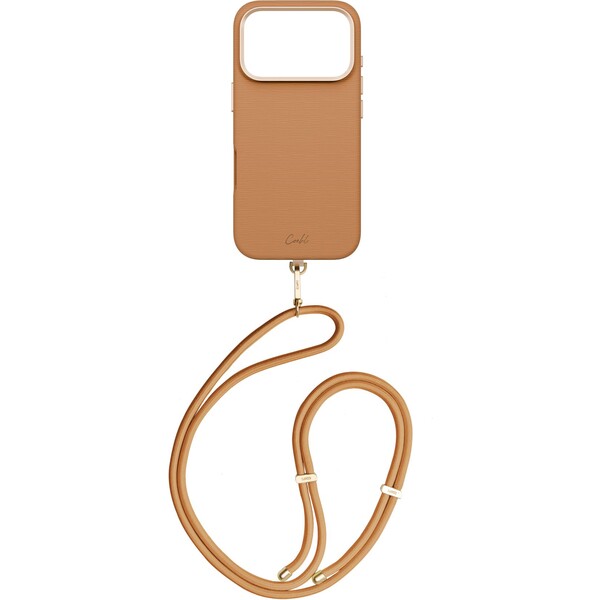 UNIQ-Coehl-Mirelle-MagSafe-kryt-s-poutkem-iPhone-17-Pro-Pecan-Brown