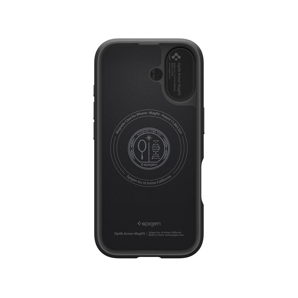 Spigen-Optik-Armor-MagSafe-kryt-iPhone-17-black