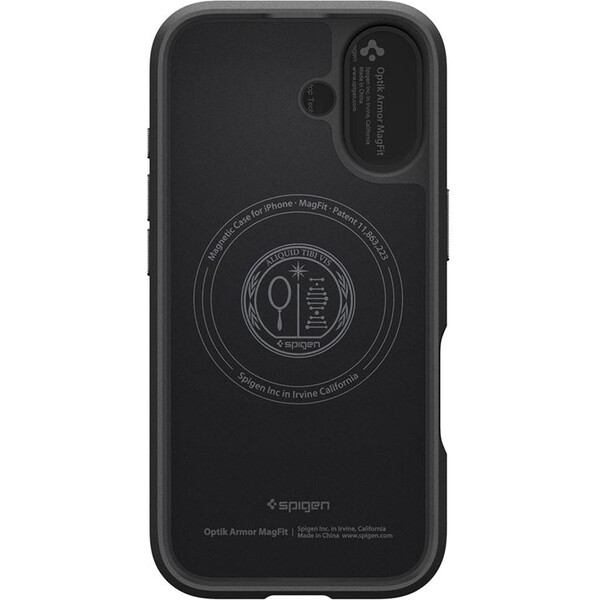 Spigen-Optik-Armor-MagSafe-kryt-iPhone-17-black