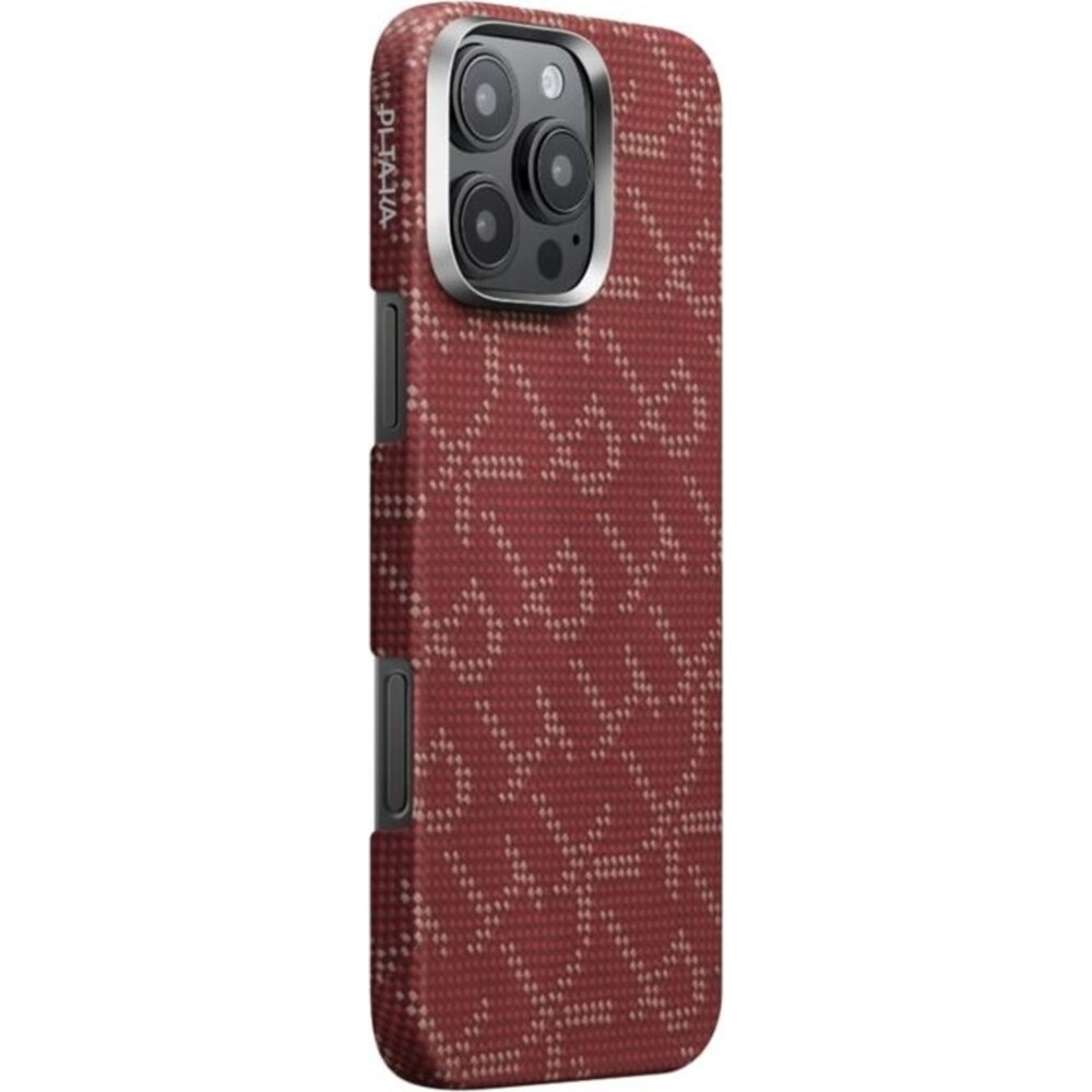 Pitaka-Tactile-Woven-Case-kryt-iPhone-16-Pro-Max-PTK-Red-Gold