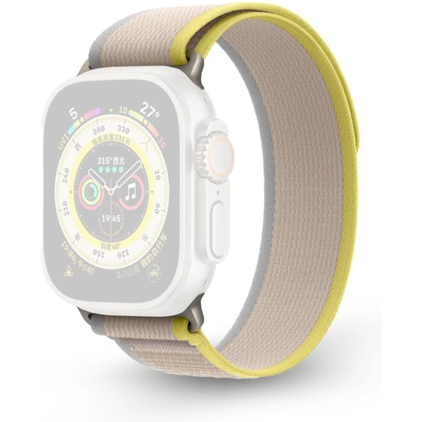 RhinoTech řemínek Ultra Wild Trail pro Apple Watch 42/44/45/49mm žlutý/béžový - Řemínky - Obrázek 81W8G00101