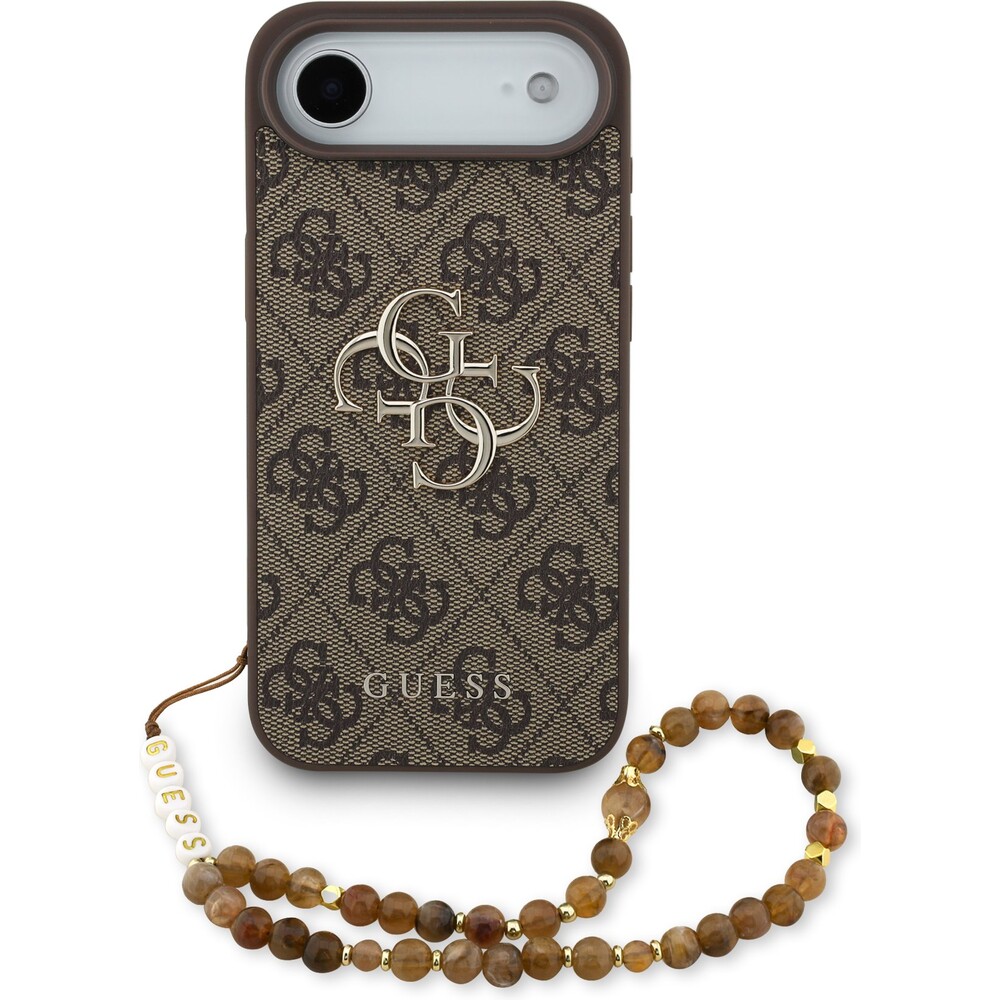 Guess-PU-4G-Metal-Logo-Strap-kryt-iPhone-Air-hnedy