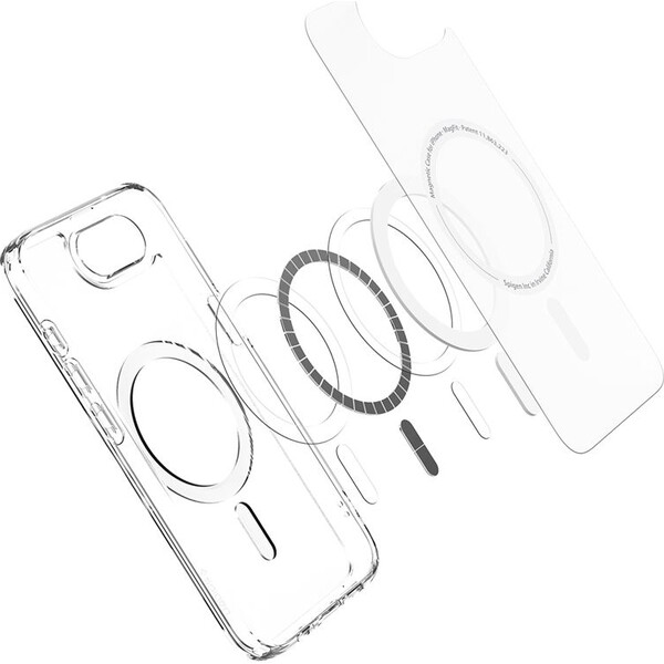 Spigen-Ultra-Hybrid-MagSafe-kryt-iPhone-17e-16e-frost-white