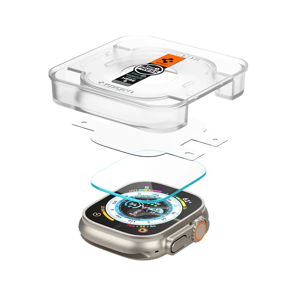 Spigen-Glass-EZ-Fit-2-Pack-sklo-Apple-Watch-Ultra-49mm-cire