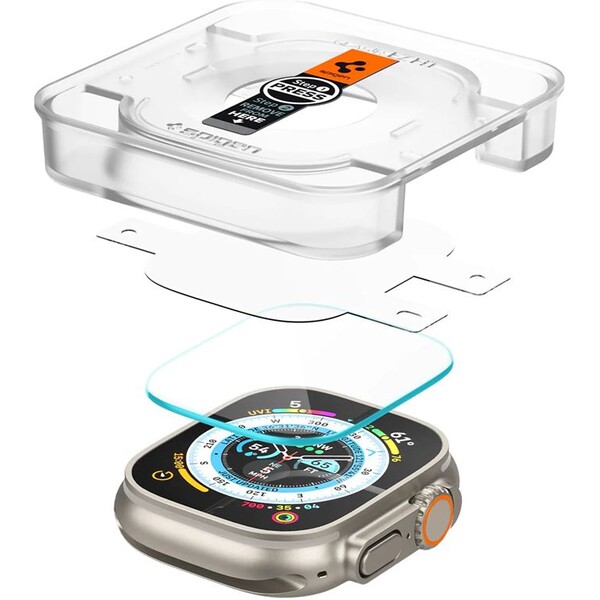 Spigen-Glass-EZ-Fit-2-Pack-sklo-Apple-Watch-Ultra-49mm-cire