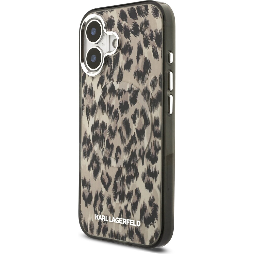 Karl-Lagerfeld-IML-Leopard-MagSafe-Zadni-Kryt-pro-iPhone-17-hnedy