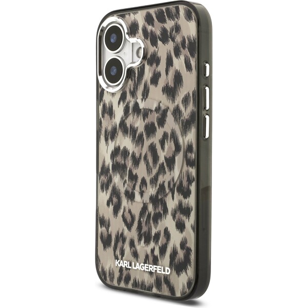 Karl-Lagerfeld-IML-Leopard-MagSafe-Zadni-Kryt-pro-iPhone-17-hnedy