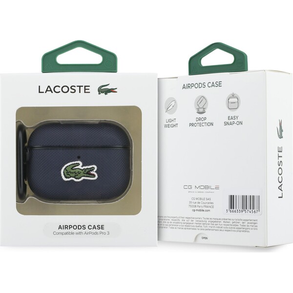 Lacoste-Petit-Pique-Croc-Logo-Patch-Pouzdro-pro-AirPods-Pro-3-modre