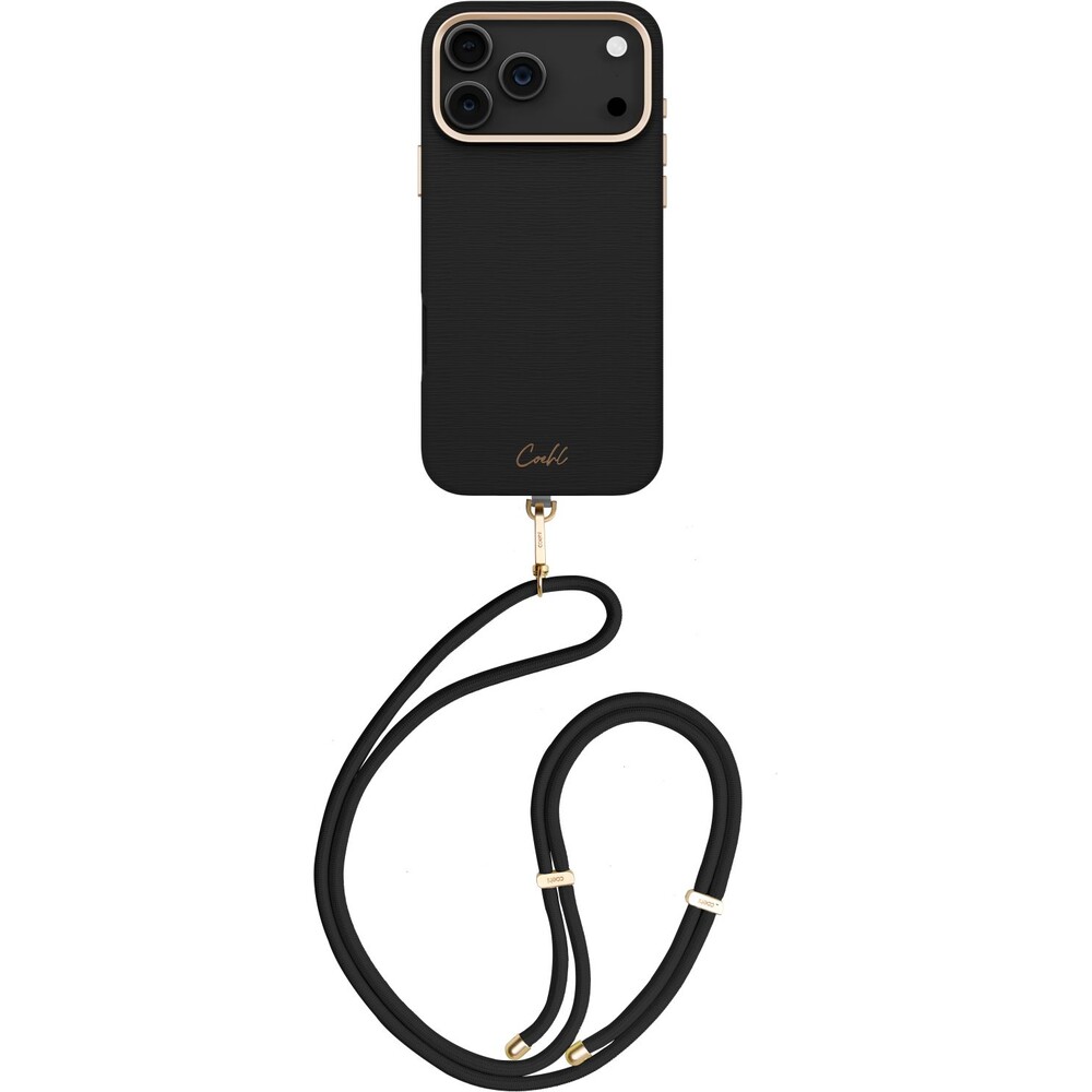 UNIQ-Coehl-Mirelle-MagSafe-kryt-s-poutkem-iPhone-17-Pro-Max-Ebony