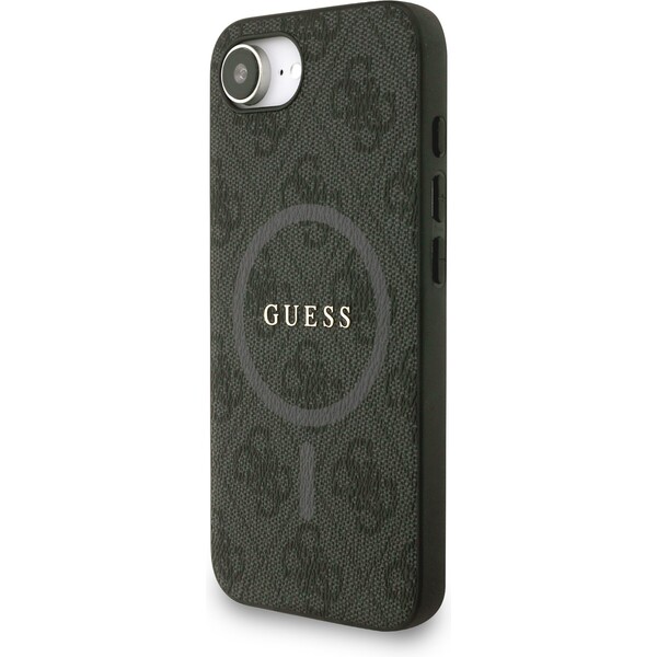 Guess-PU-Leather-4G-Colored-Ring-Strap-MagSafe-kryt-iPhone-17e-16e-cerny