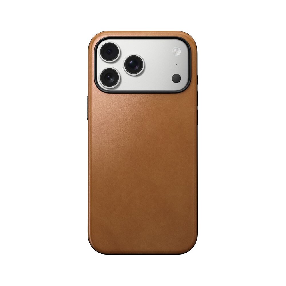 Nomad-Modern-Leather-Case-MagSafe-kozeny-kryt-iPhone-17-Pro-Max-English-Tan