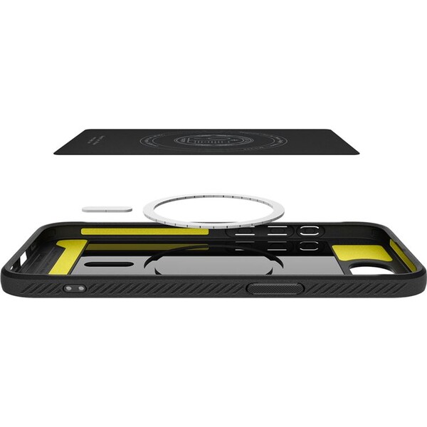 Spigen-Rugged-Armor-MagSafe-kryt-iPhone-17e-16e-matne-cerny