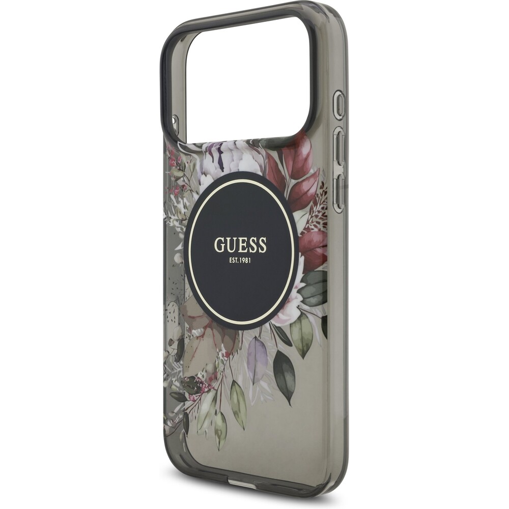 Guess-IML-Flowers-Strap-MagSafe-kryt-iPhone-17-Pro-Max-cerny