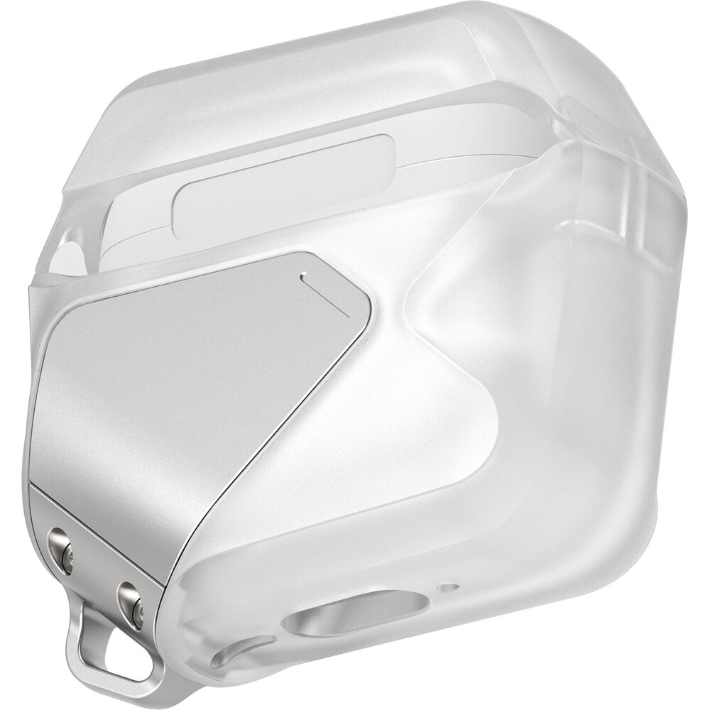 Aulumu-A29-Geometric-Case-pouzdro-AirPods-4-Translucent-White