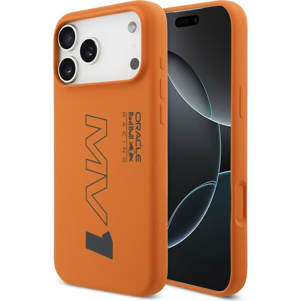 Oracle-Red-Bull-Racing-Silicone-MV1-MagSafe-kryt-iPhone-17-Pro-Max-oranzovy