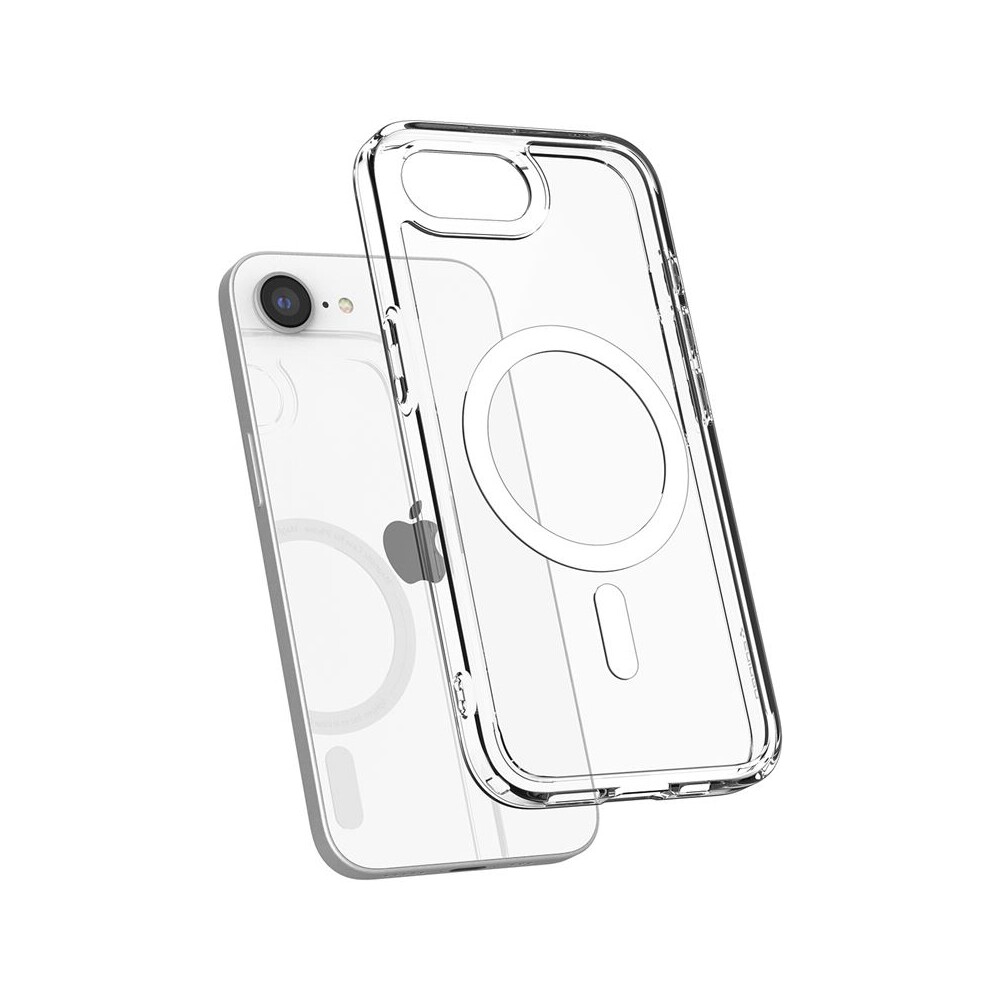 Spigen-Crystal-Hybrid-MagSafe-kryt-iPhone-17e-16e-bily
