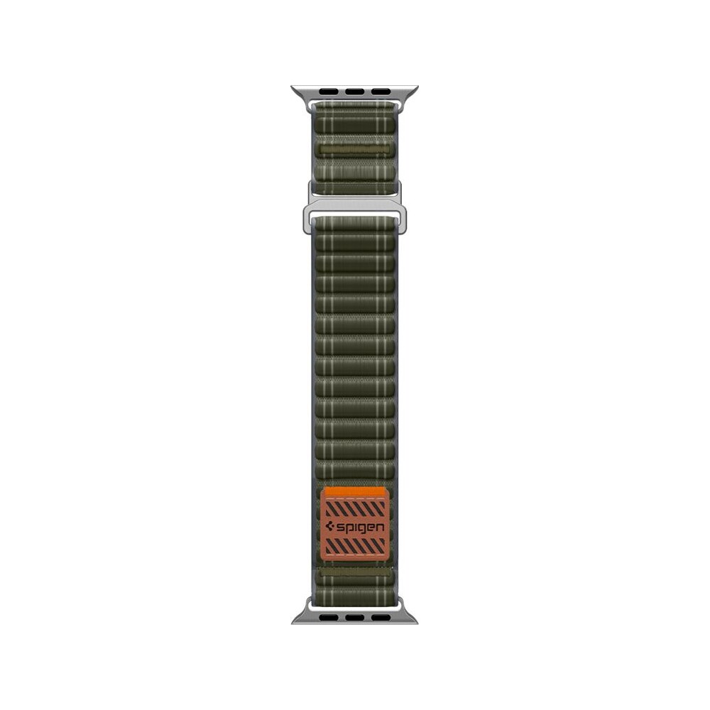 Spigen-Fabric-Band-reminek-hook-and-loop-Apple-Watch-49-46-45-44mm-zeleny