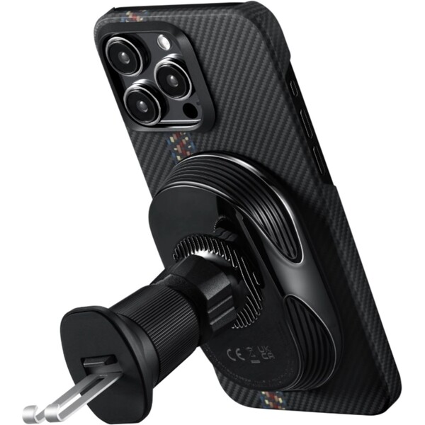 Pitaka-MagEZ-Car-Mount-Pro-2-drzak-do-ventilace-s-MagSafe-Qi2-cerny
