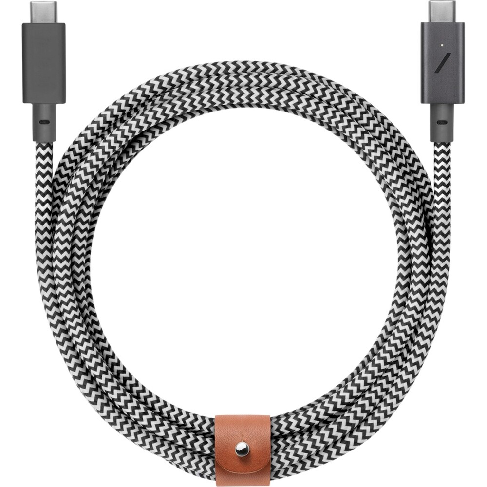 Native-Union-Belt-Cable-Pro-USB-C-USB-C-napajeci-kabel-240W-2-4m-zebra