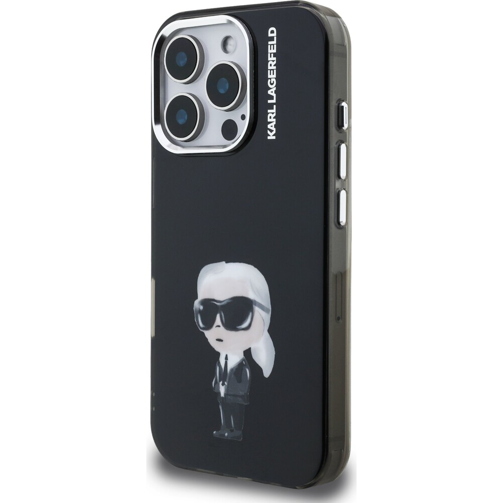 Karl-Lagerfeld-IML-Aquarelle-Karl-kryt-iPhone-16-Pro-cerny