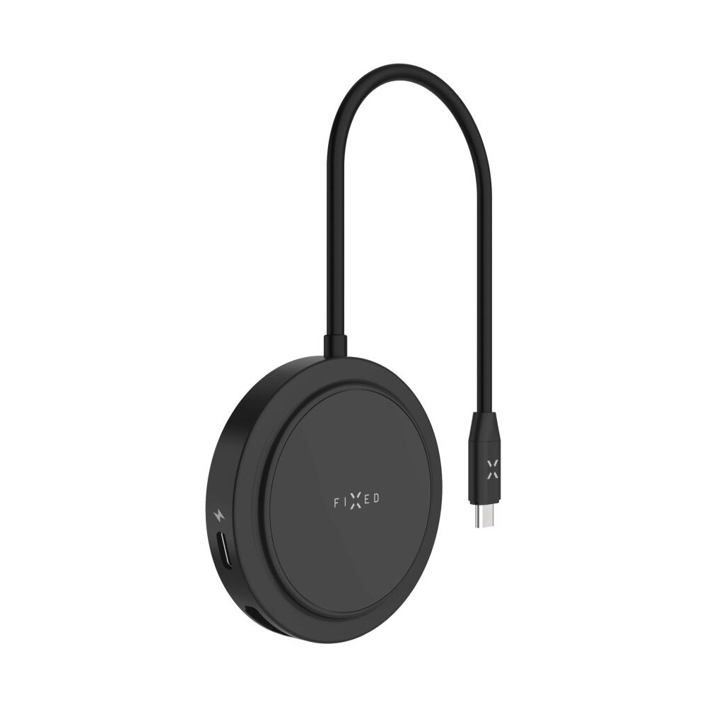 FIXED-MagHUB-7-portovy-USB-C-Hub-s-MagSafe-cerny