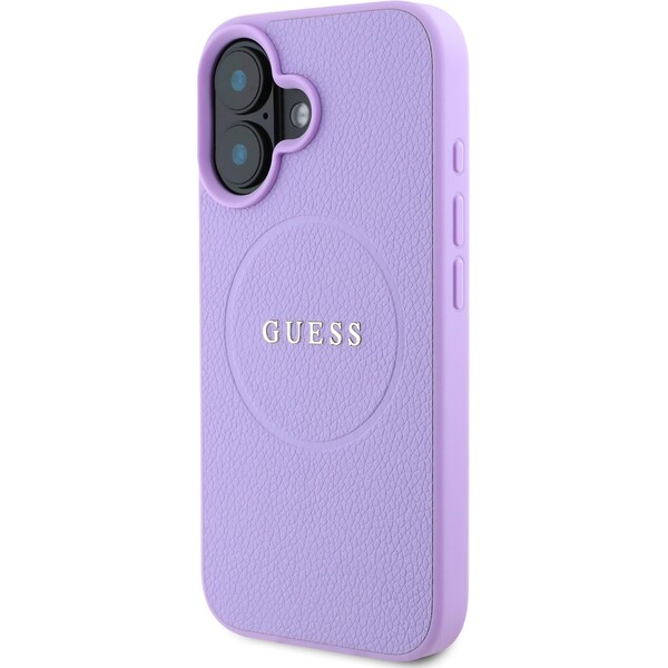Guess-PU-Grained-Classic-Logo-MagSafe-kryt-iPhone-16-fialovy