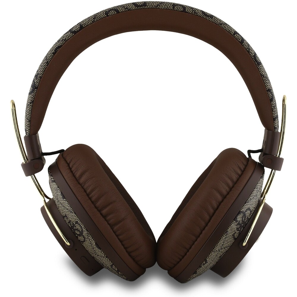 Guess-PU-4G-Metal-Logo-ENC-bezdratova-sluchatka-hneda