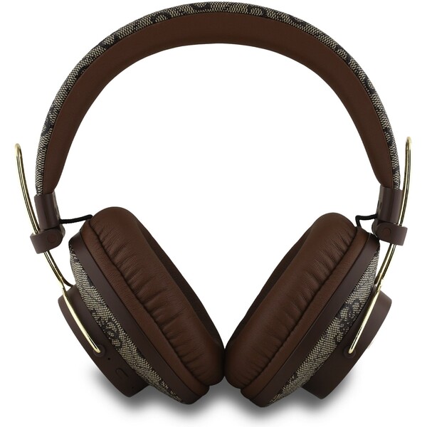 Guess-PU-4G-Metal-Logo-ENC-bezdratova-sluchatka-hneda