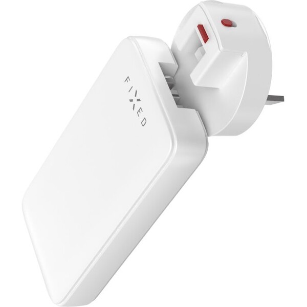 FIXED-Slim-Traveller-GaN-cestovni-nabijecka-s-2x-USB-C-a-adaptery-45W-bila