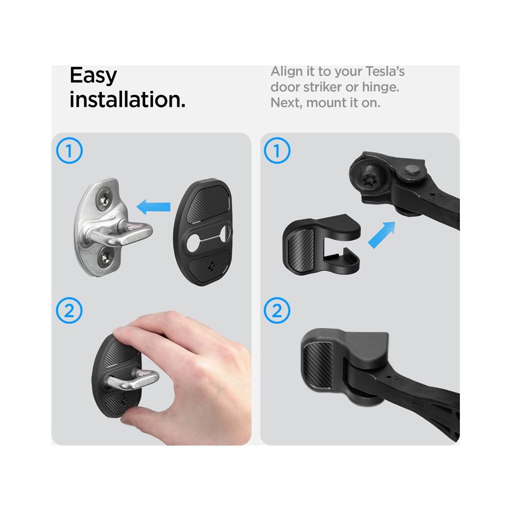 Spigen-Door-Lock-Cover-kryt-zamku-dveri-Tesla-Model-Y-3-cerna