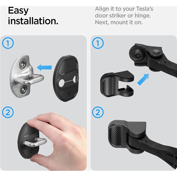Spigen-Door-Lock-Cover-kryt-zamku-dveri-Tesla-Model-Y-3-cerna