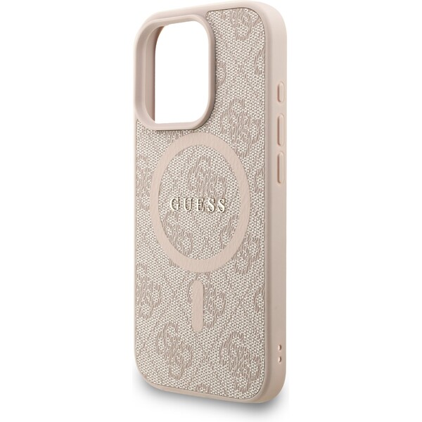 Guess-PU-Leather-4G-Colored-Ring-Strap-MagSafe-kryt-iPhone-16-Pro-Max-ruzovy