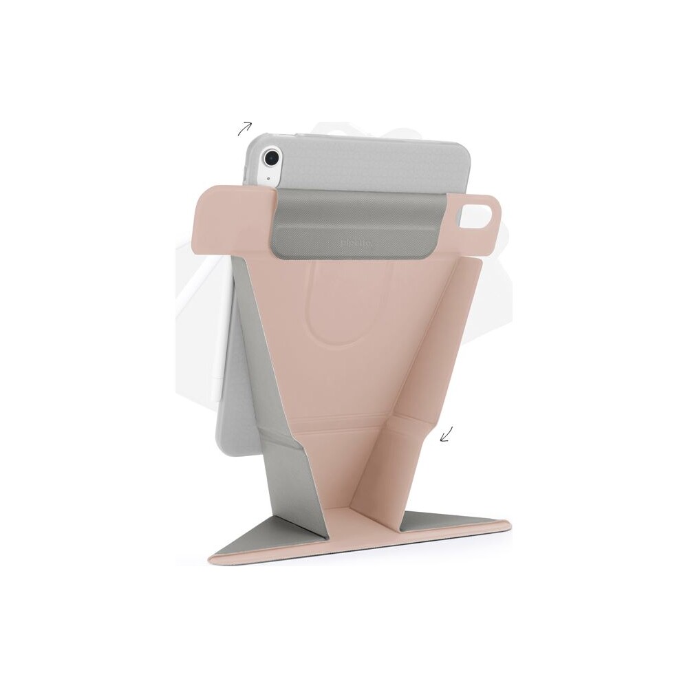 Pipetto-Origami-No6-Stand-pouzdro-iPad-Air-11-2026-2025-2024-iPad-Air-10-9-2022-2020-ruzove