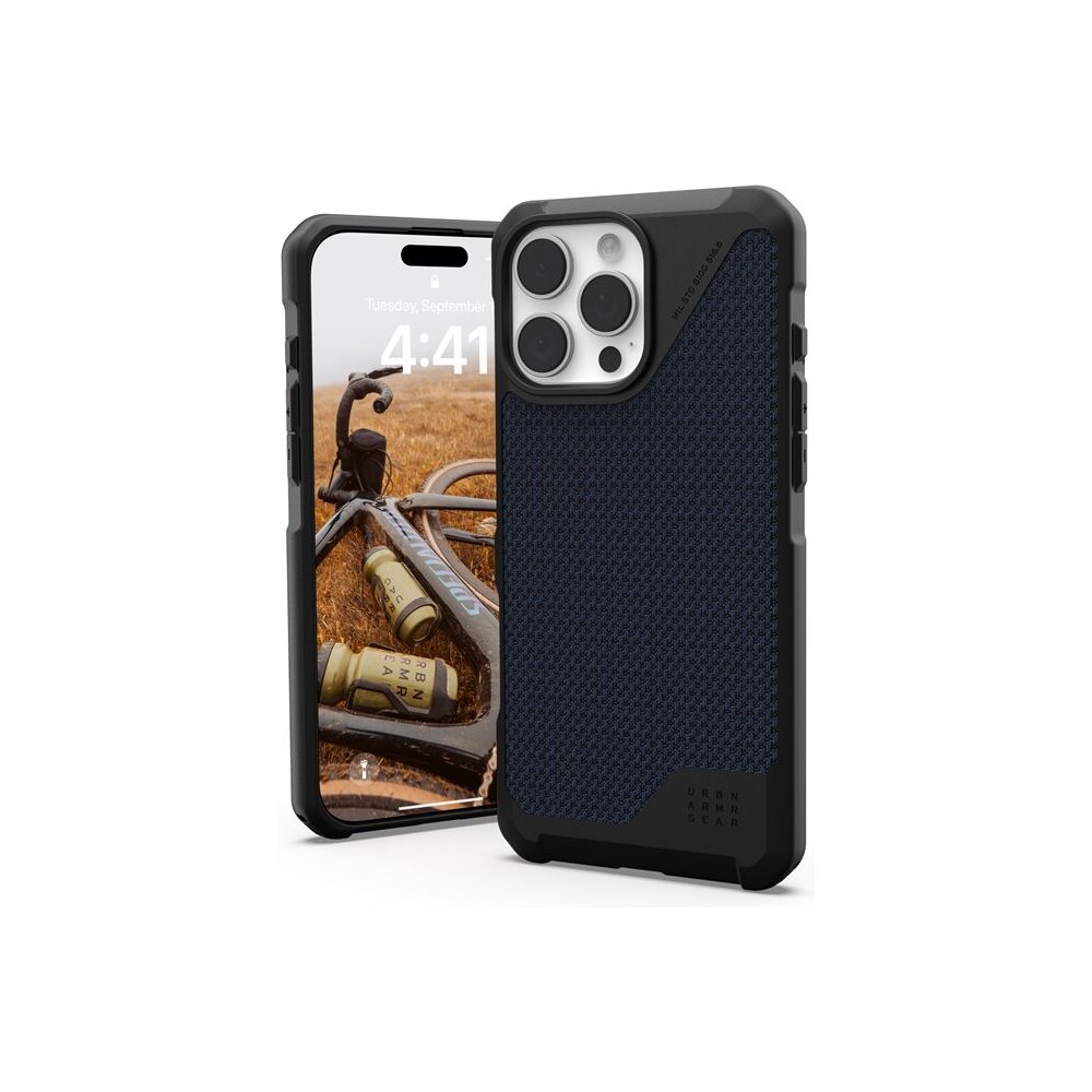 UAG-Metropolis-LT-Magsafe-Kevlar-kryt-iPhone-16-Pro-Max-tmave-modry