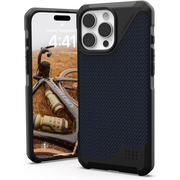 UAG-Metropolis-LT-Magsafe-Kevlar-kryt-iPhone-16-Pro-Max-tmave-modry