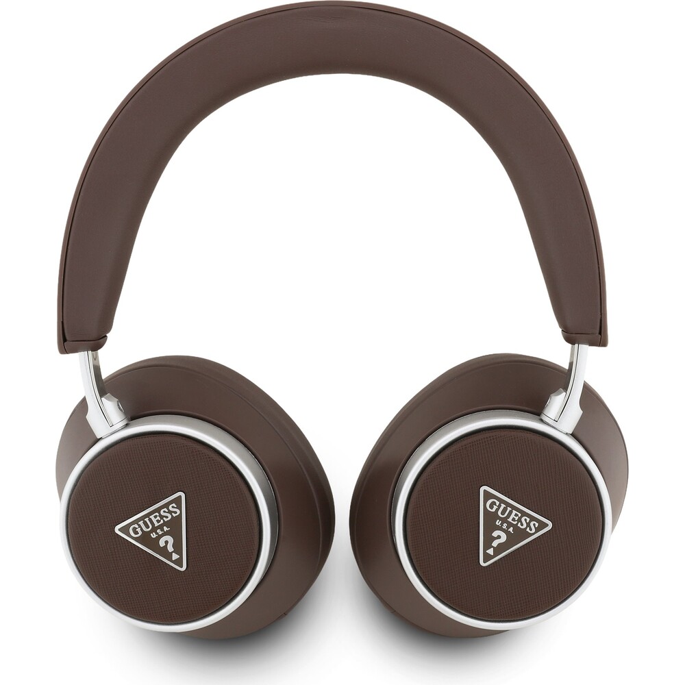 Guess-PU-Saffiano-Triangle-Logo-ENC-Bezdratova-sluchatka-hneda