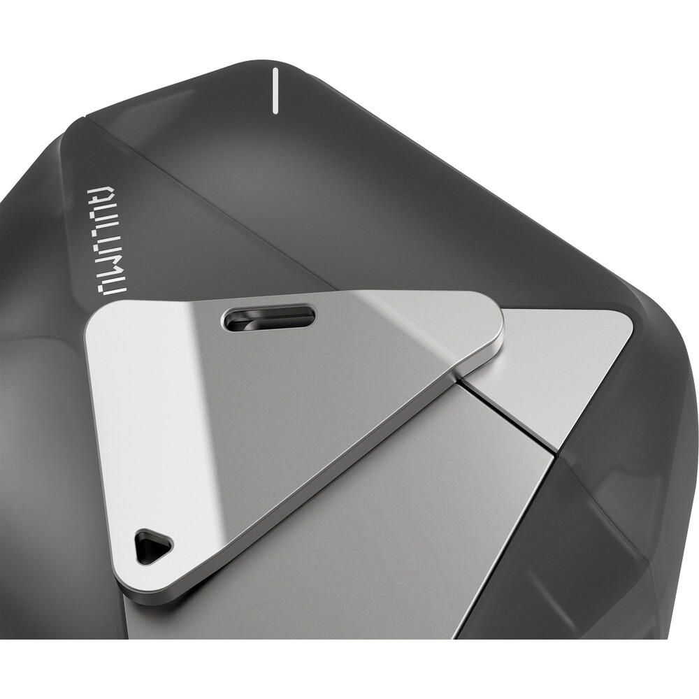Aulumu-A29-Geometric-Case-pouzdro-AirPods-4-Translucent-Gray