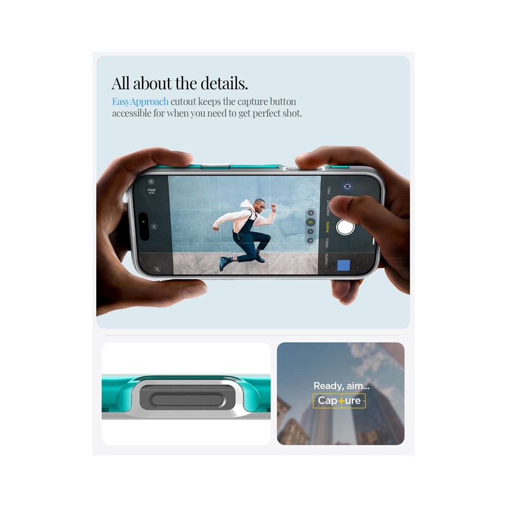 Spigen-Classic-C1-MagSafe-kryt-iPhone-16-Pro-bondi-blue