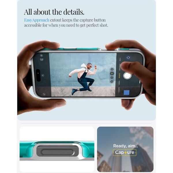 Spigen-Classic-C1-MagSafe-kryt-iPhone-16-Pro-bondi-blue