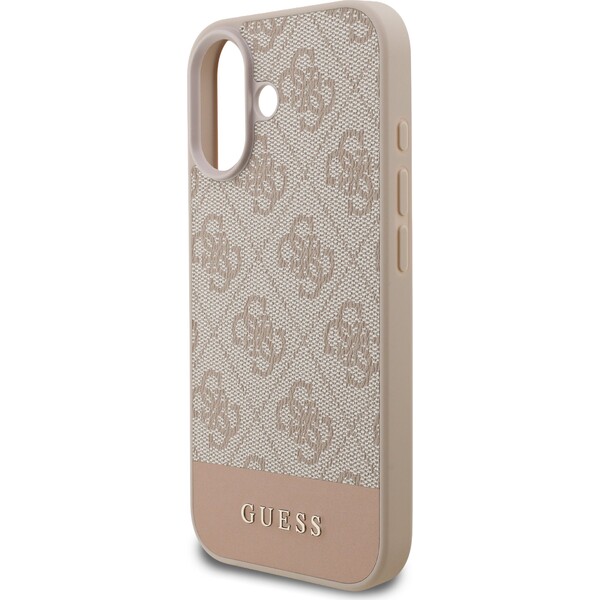 Guess-PU-4G-Stripe-Zadni-Kryt-pro-iPhone-17-ruzovy