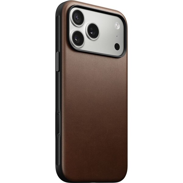 Nomad-Modern-Leather-Case-MagSafe-kozeny-kryt-iPhone-17-Pro-Max-Brown